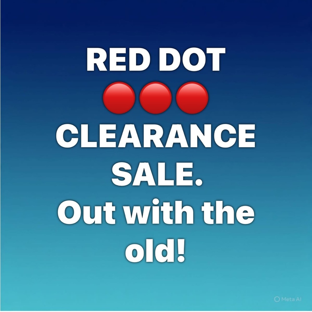 CLEARANCE SALE